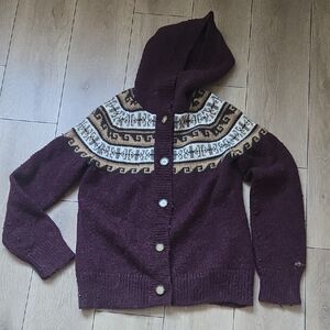 Roots Hooded Cardigan Sz XL